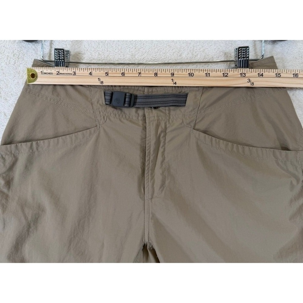 Mountain Hardwear Womens Convertible Hiking Pants Khaki Tan Size 8/34 Zip Off - Picture 12 of 15